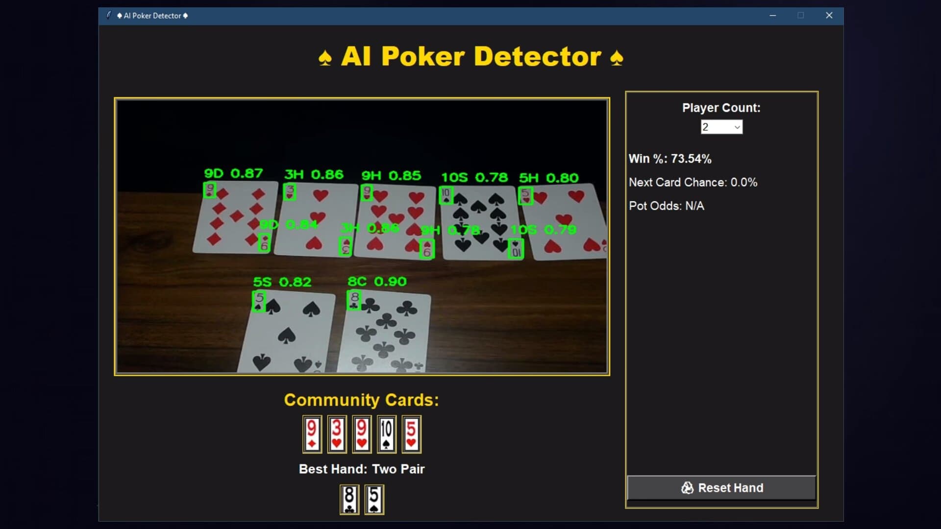 AI PokerDetector